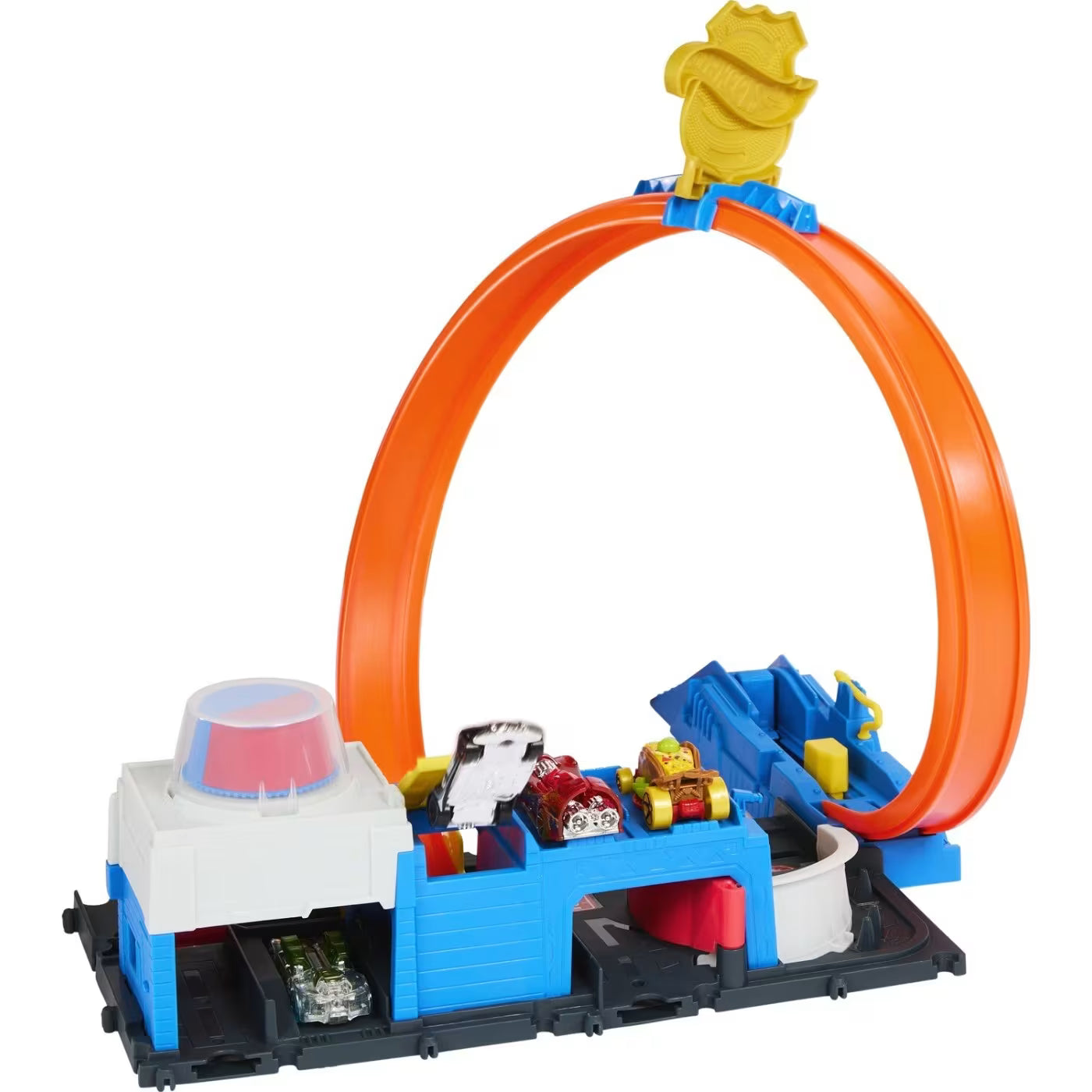 Mattel Hot Wheels City Super Αστυνομικό Τμήμα Όχημα Παιχνίδι JBM71
