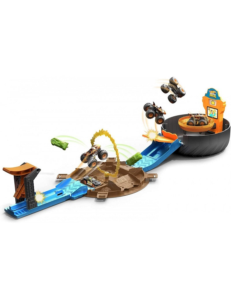 Mattel Hot Wheels Monster Trucks Stunt Tire Πίστα Σούπερ Ρόδα GVK48