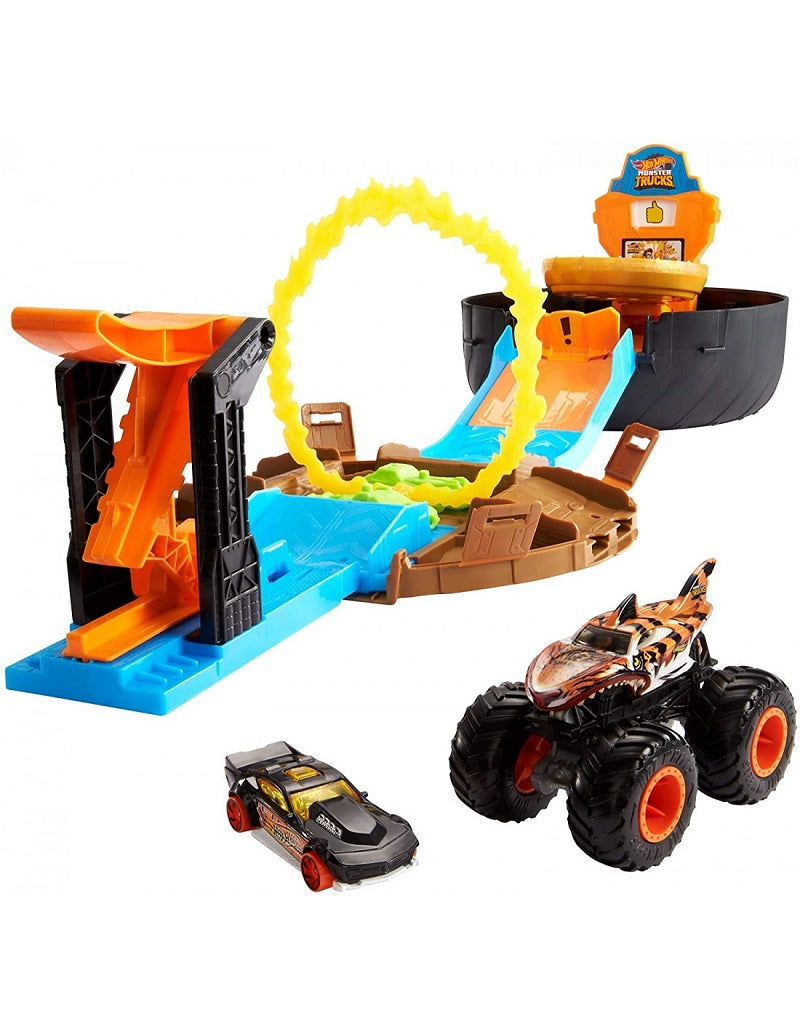 Mattel Hot Wheels Monster Trucks Stunt Tire Πίστα Σούπερ Ρόδα GVK48