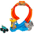 Mattel Hot Wheels Monster Trucks – Πίστα Λουπ Με Καρχαρια Monster Trucks Όχημα Παιχνίδι JFR08