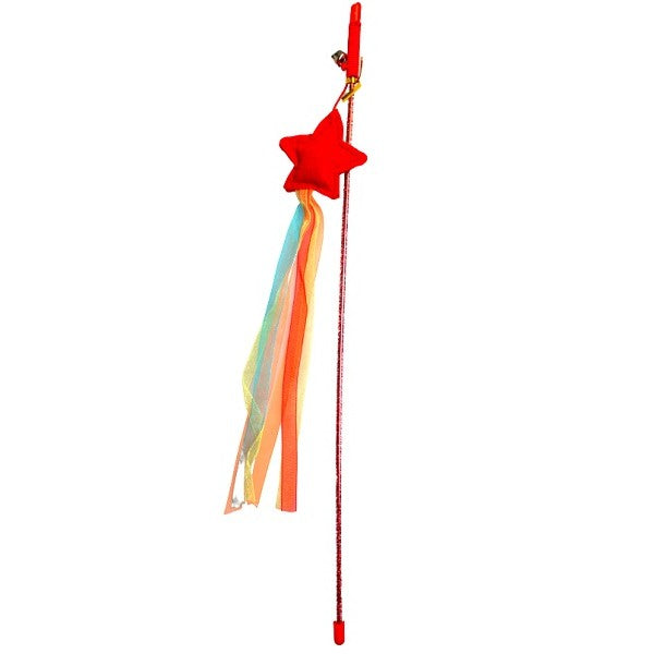 Παιχνίδι Γάτας Ραβδί Με Υφασμάτινο Αστέρι 45cm