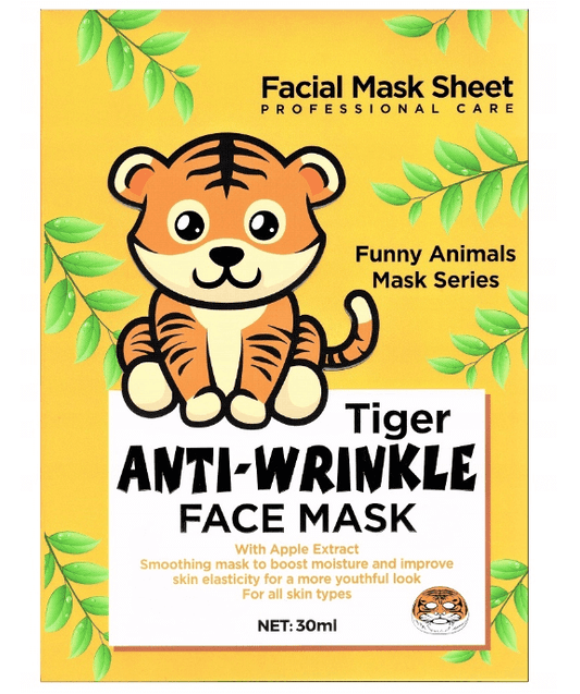 Anti-wrinkle Face Mask Tiger