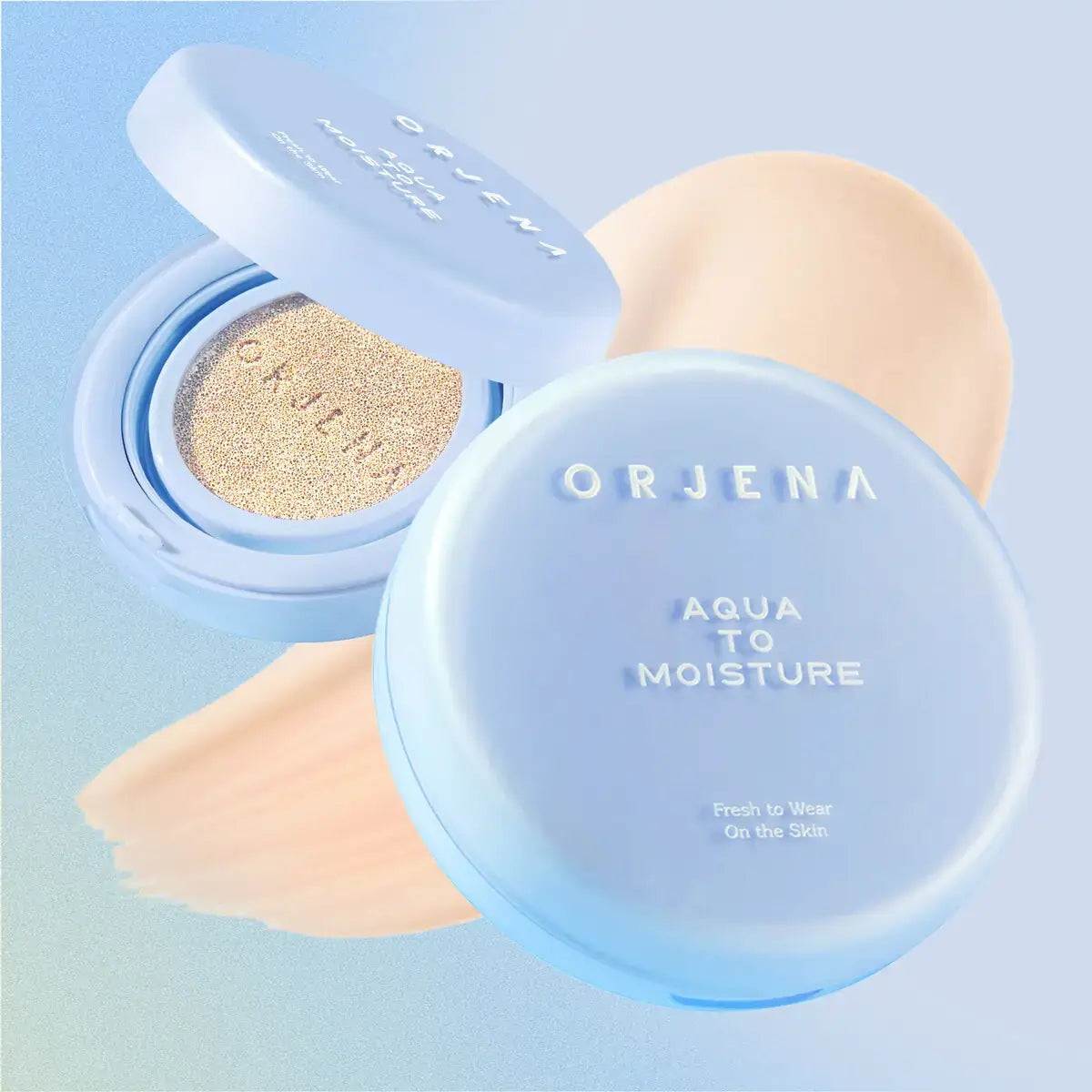 Cushion Aqua To Moisture C23 Cool Nude SPF50+PA+++ | Orjena