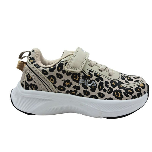 Fila MEMORY SUGARBUSH 5 V 3AF53002-103 Αθλητικό για κορίτσι σε συνθετικό δέρμα Λεοπαρ-Μπεζ