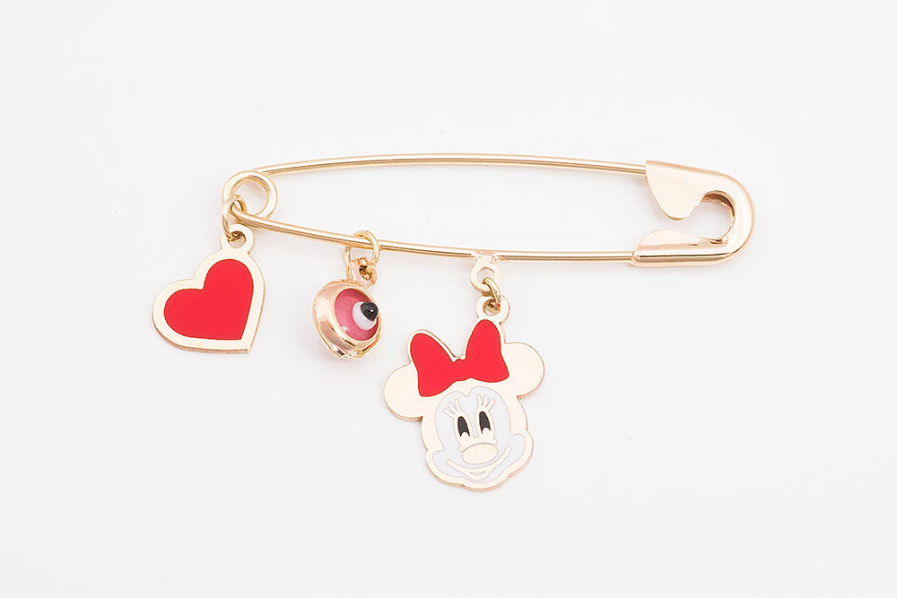 Παιδική παραμάνα χρυσή Κ9 με τη Minnie.