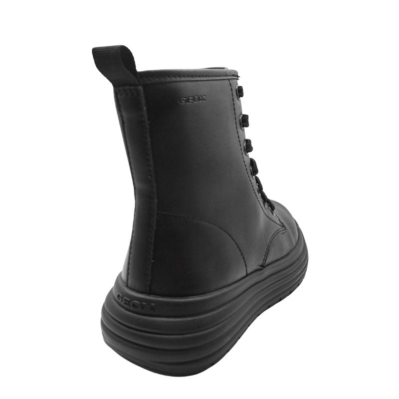 Geox J PHAOLAE G J26ETA 000BC C9999 A Μποτάκι για κορίτσι δερμάτινο Μαύρο