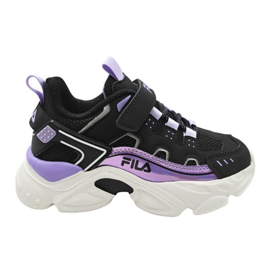 Fila MEMORY SPINEL 3 V 3YF33002-080 Αθλητικό για αγόρι σε συνθετικό δέρμα Μώβ-Μαύρο