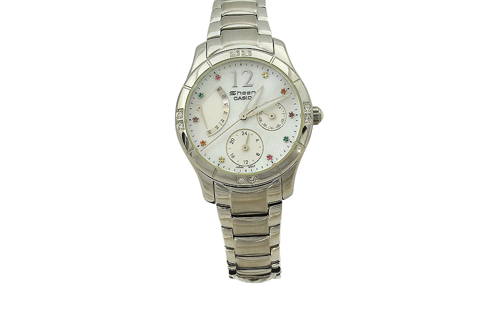 Casio Sheen Ρολόι, Με Μπρασελέ SHN-3016DP-7ADR.
