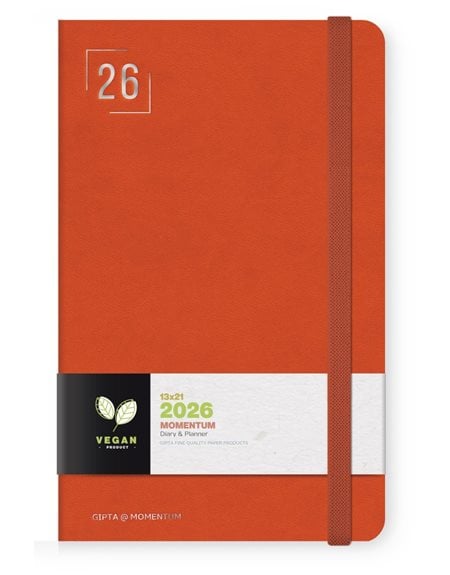 ΗΜΕΡΗΣΙΟ ΗΜΕΡΟΛΟΓΙΟ 2026 13*21 MOMENTUM ORANGE