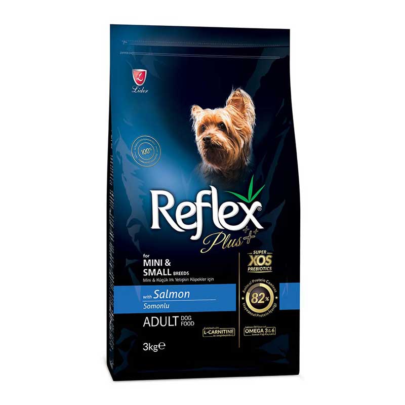 REFLEX PLUS MINI/SMALL ADULT SALMON 8KG