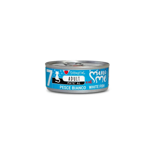 DISUGUAL MINI ME ΚΟΝΣΕΡΒΑ ΓΑΤΑΣ ADULT PATE ΛΕΥΚΑ ΨΑΡΙΑ 85GR