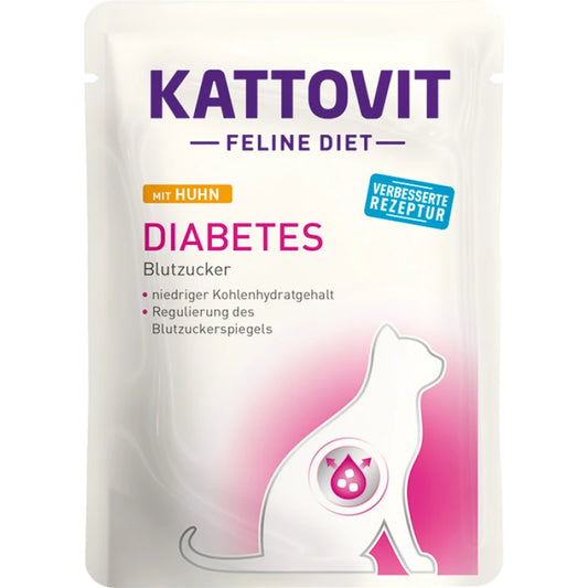 KATTOVIT DIABETES CHICKEN 85G