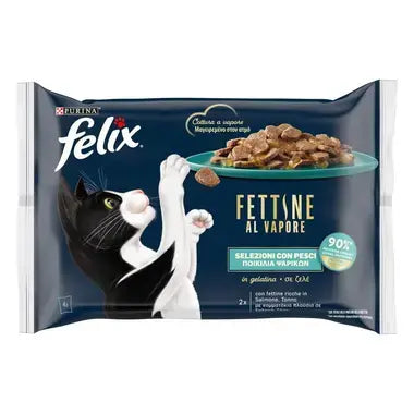 FELIX ΠΟΛΥΣΥΣΚΕΥΑΣΙΑ DELICIOUSLY SLICED ΣΟΛΟΜΟ & ΤΟΝΟ ΣΕ ΖΕΛΕ 4X80G