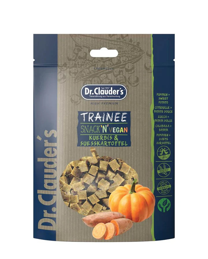 DR. CLAUDER'S SNACK TRAINEE VEGAN PUMPKING & SWEET POTATO 80G