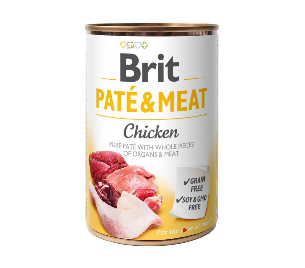 BRIT ΚΟΝΣΕΡΒΑ ΣΚΥΛΟΥ PATE & MEAT CHICKEN 400G