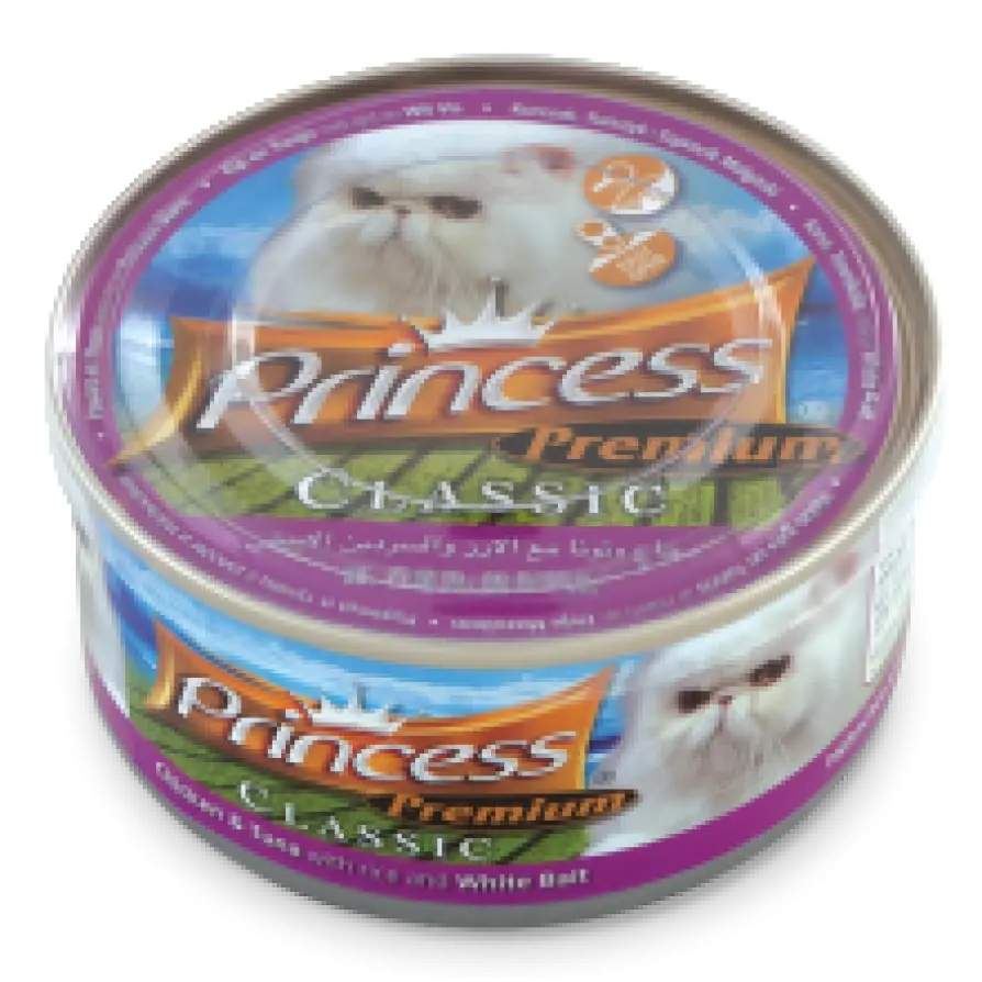 PRINCESS ΚΟΝΣΕΡΒΑ ΓΑΤΑΣ PREMIUM CLASSIC CHICKEN, TUNA, RICE, BBQ DUCK 170G