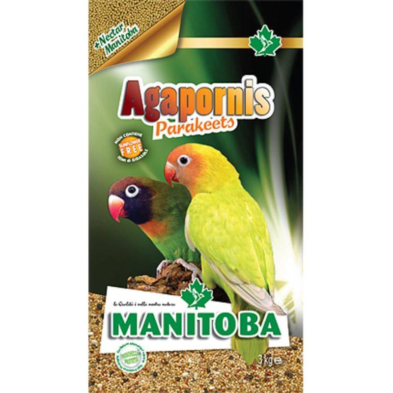 MANITOBA AGAPORNIS PARAKEETS PREMIUM ΤΡΟΦΗ ΓΙΑ LOVEBIRDS 1KG