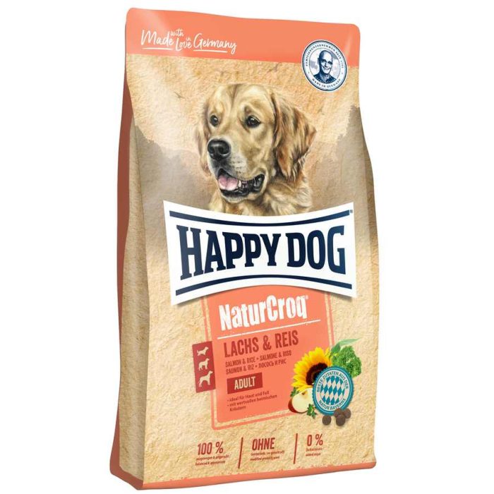 ΧΥΜΑ HAPPY DOG NATUR CROQ SALMON 1KG