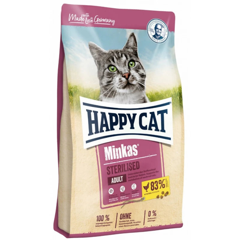 ΧΥΜΑ HAPPY CAT MINKAS STERILIZED 1KG