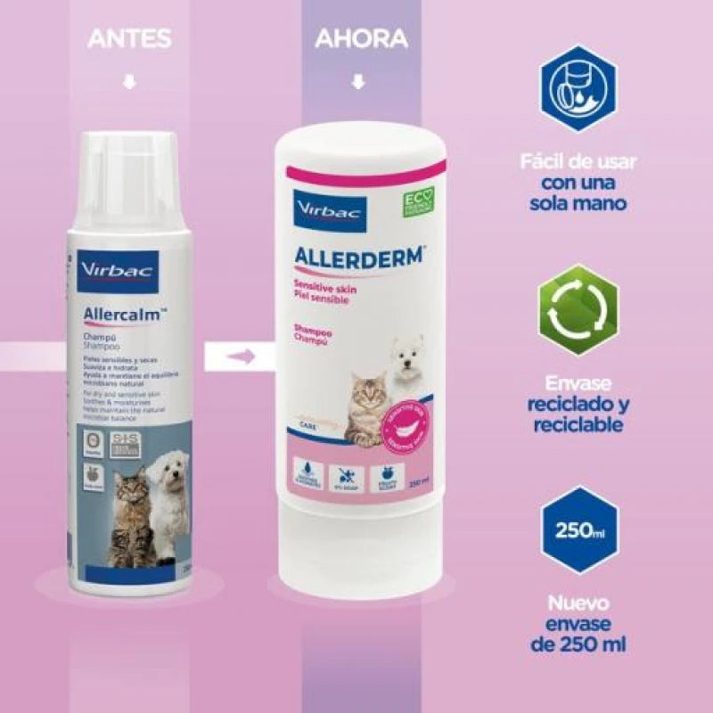 VIRBAC ALLERDERM SHAMPOO SENSITIVE SKIN 250ML