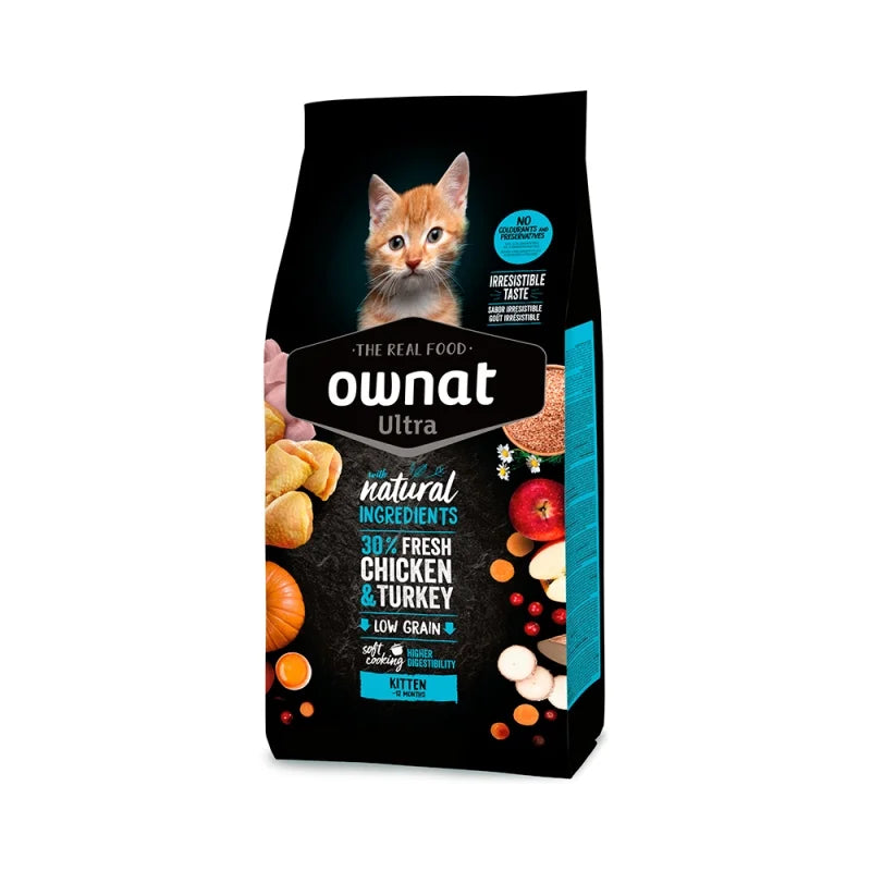 OWNAT ULTRA KITTEN ΜΕ ΚΟΤΟΠΟΥΛΟ&ΓΑΛΟΠΟΥΛΑ 1.5KG
