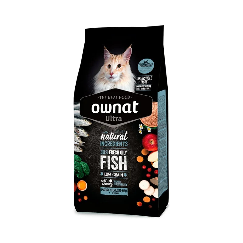 OWNAT ULTRA MATURE STERILISED ΜΕ ΨΑΡΙ 3KG