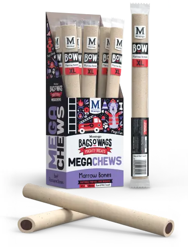 BAGS O' WAGS MEGACHEWS BUTTERNUT DENTAL STICK 120G