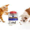 ROUND FUN PET FEEDER-B D.BLUE 140X140X176MM