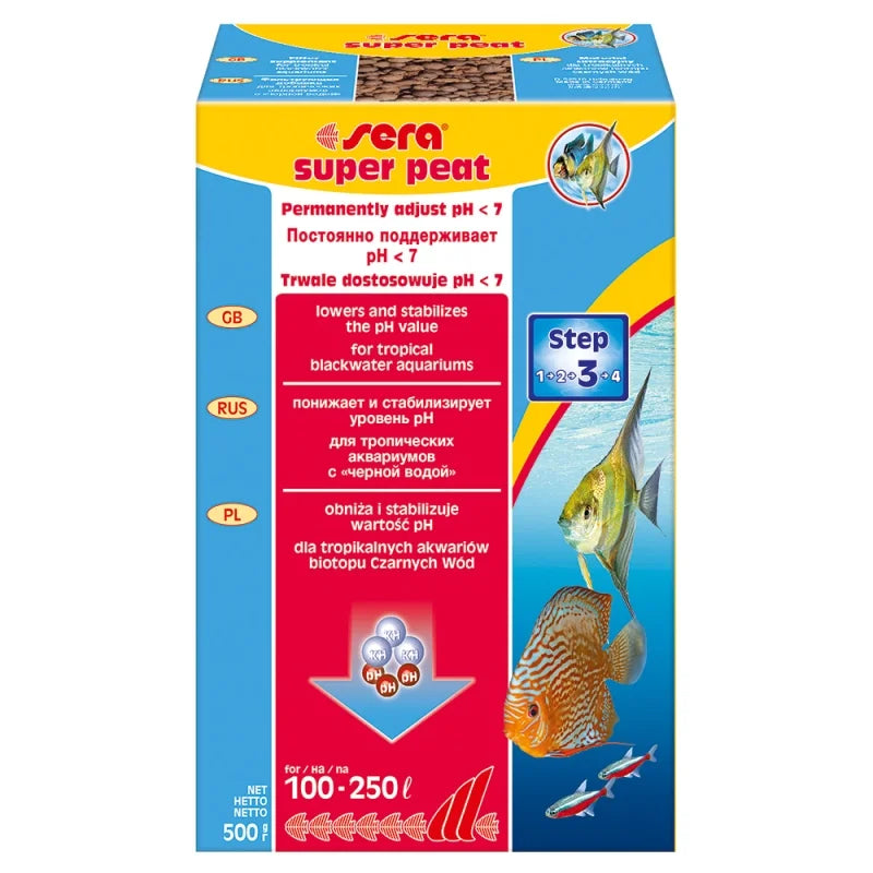 SERA BLACKPEAT GRANULATE 500G