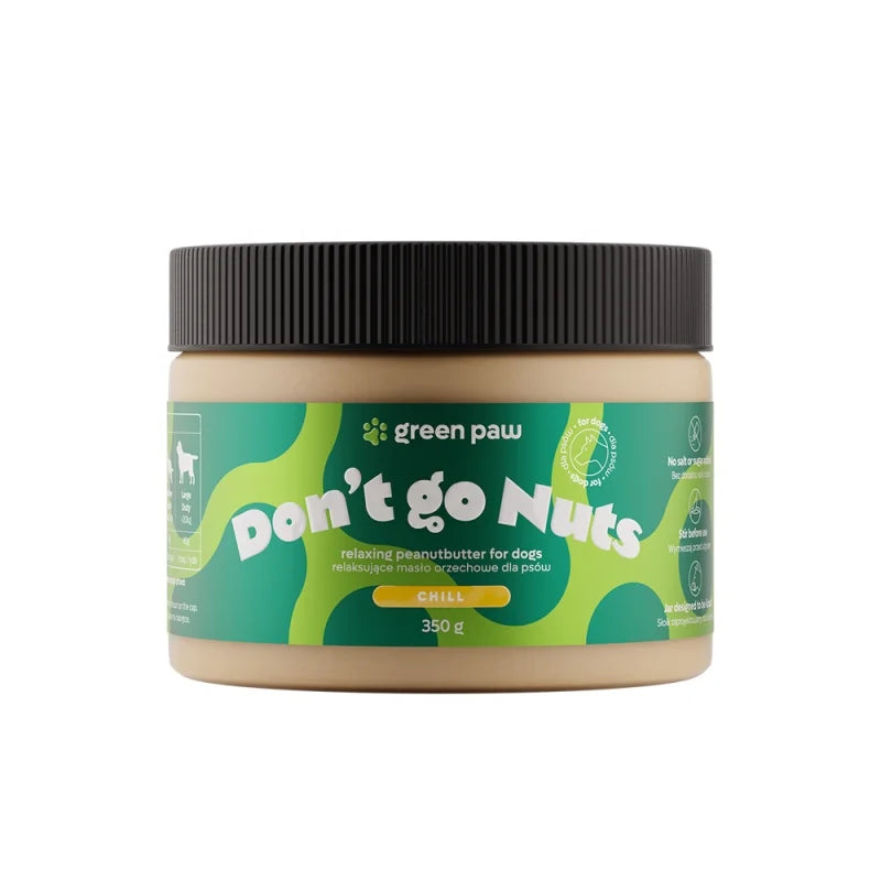 GREEN PAW DON'T GO NUTS 350GR ΧΑΛΑΡΩΤΙΚΟ ΦΥΣΤΙΚΟΒΟΥΤΥΡΟ GREEN PAW 350ML