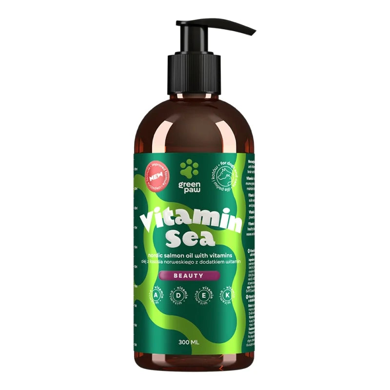 GREEN PAW VITAMIN SEA 300ML ΕΛΑΙΟ ΣΟΛΟΜΟΥ ΜΕ ΣΥΜΠΛΕΓΜΑ ΒΙΤΑΜΙΝΩΝ ADEK