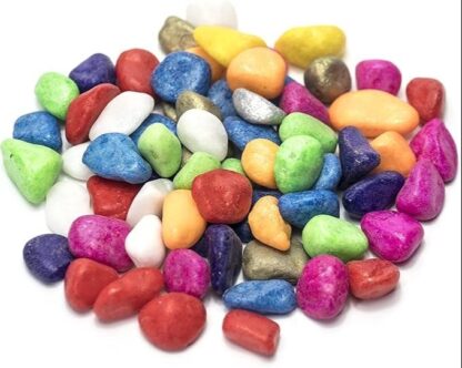 MIXED COLOUR STONE 10-15MM 2KG