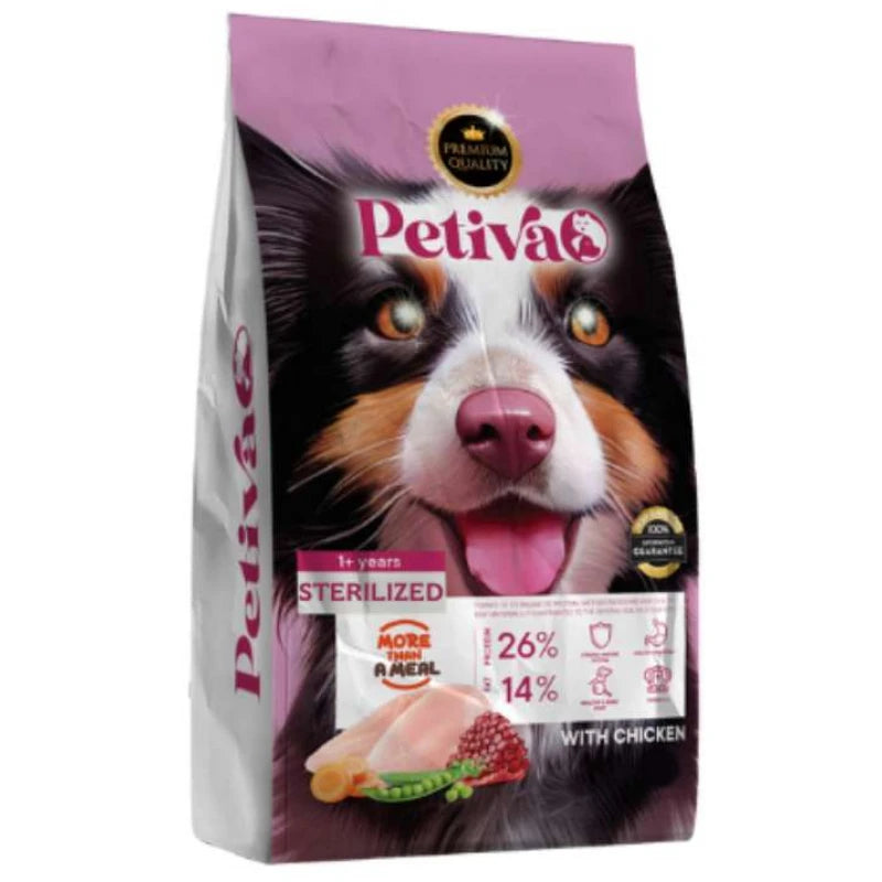PETIVA DOG FOOD STERILIZED - LIGHT CHICKEN 3KG