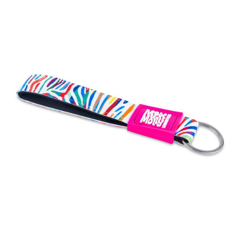 MAX & MOLLY KEY RING - MAGIC ZEBRA/TAG 2,5X15CM
