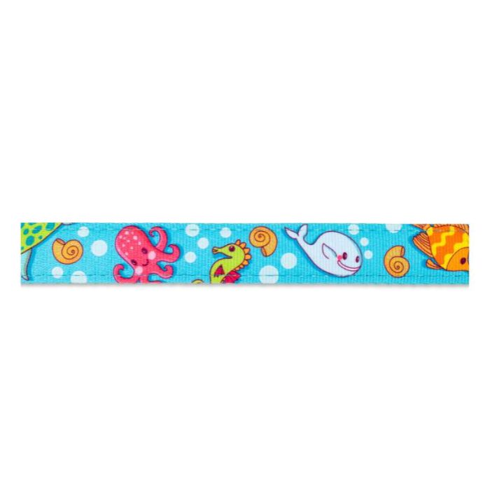 MAX & MOLLY H-HARNESS - BLUE OCEAN/M 2X53-69CM
