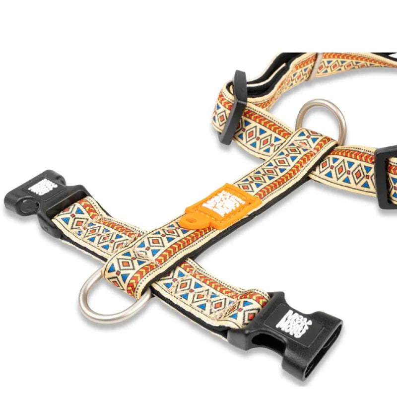 MAX & MOLLY H-HARNESS - ETHNIC/L 2,5X70-98CM