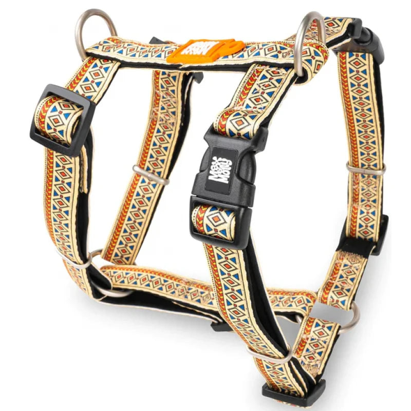 MAX & MOLLY H-HARNESS - ETHNIC/S 1,5X41-52CM