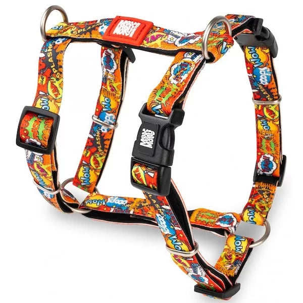 MAX & MOLLY H-HARNESS - HEROES/M 2X53-69CM