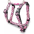 MAX & MOLLY H-HARNESS - LEOPARD PINK/S 1,5X41-52CM