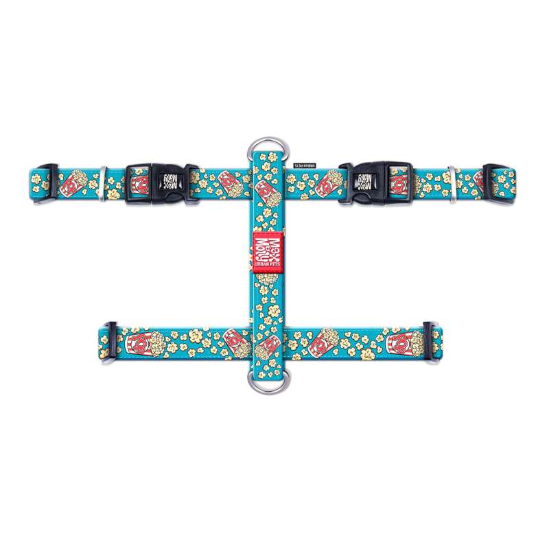 MAX & MOLLY H-HARNESS - POP CORN/S 1,5X41-52CM