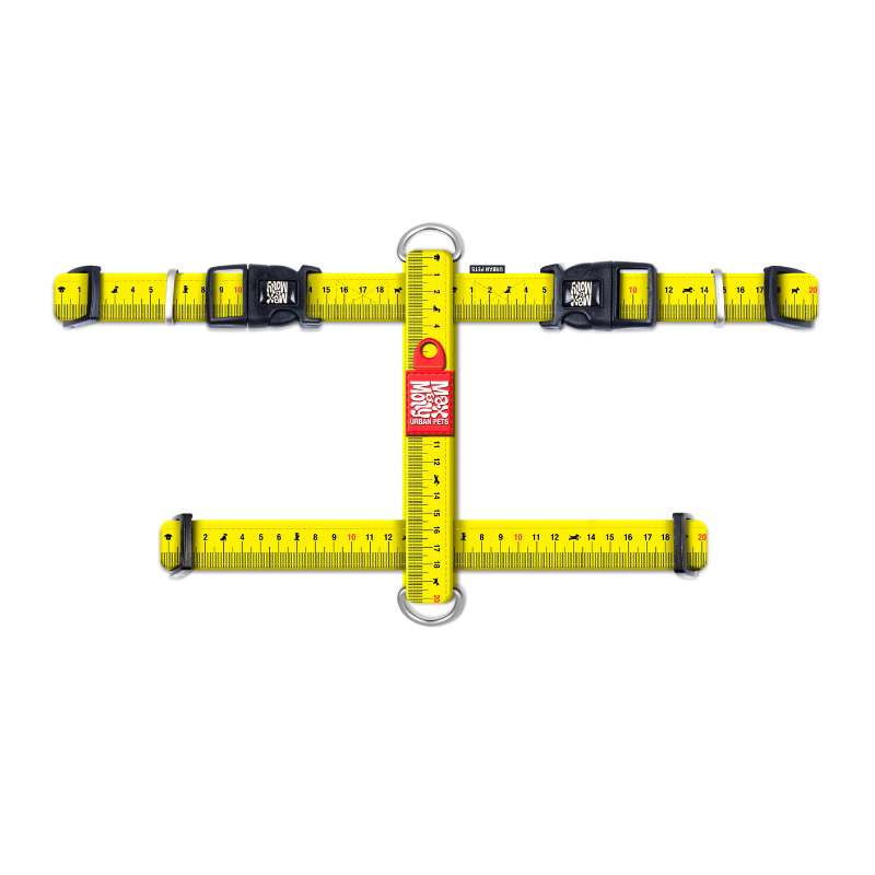 MAX & MOLLY H-HARNESS - RULER/XS 1X32-40CM