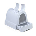 IMAC ZUMA ΤΟΥΑΛΕΤΑ ΓΑΤΑΣ ΜΕ ΣΥΡΤΑΡΙ ΑΝΟΙΧΤΟ ΓΚΡΙ 56X40X42,5CM