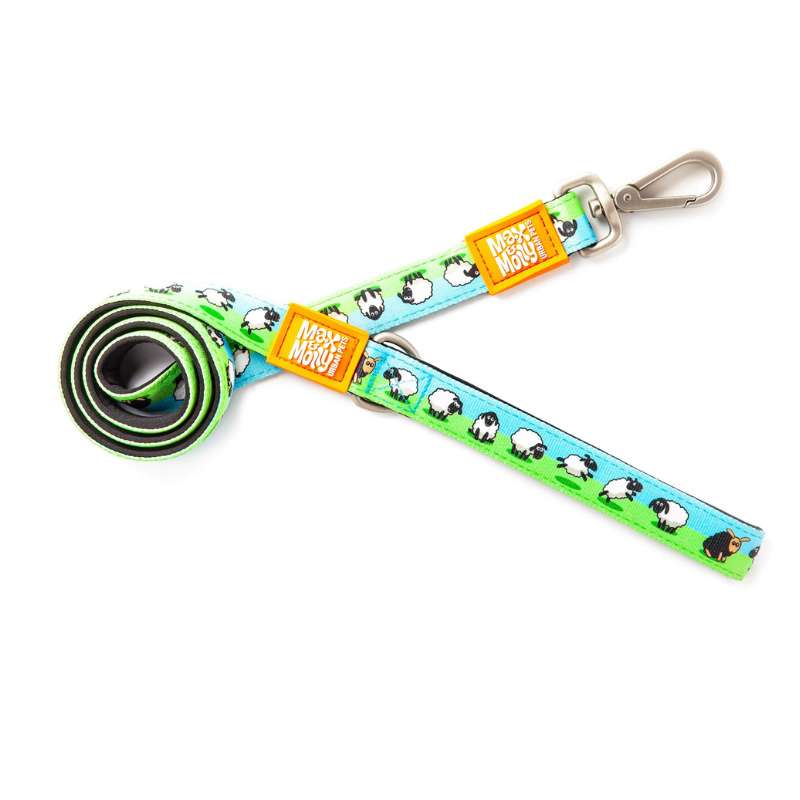 MAX & MOLLY SHORT LEASH - BLACK SHEEP/S 1,5CMX120CM