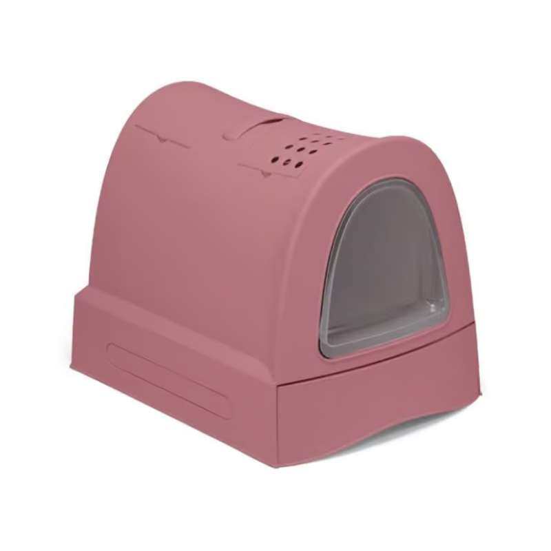 IMAC ZUMA ΤΟΥΑΛΕΤΑ ΓΑΤΑΣ ΜΕ ΣΥΡΤΑΡΙ DARK PINK 56X40X42,5CM