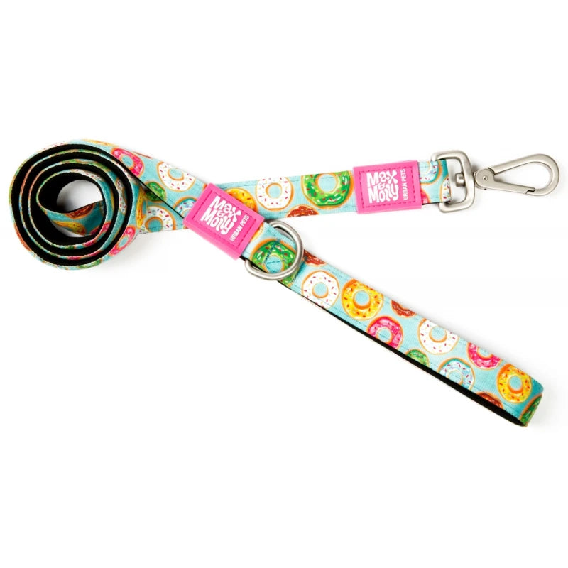 MAX & MOLLY SHORT LEASH - DONUTS/L 2,5CMX120CM