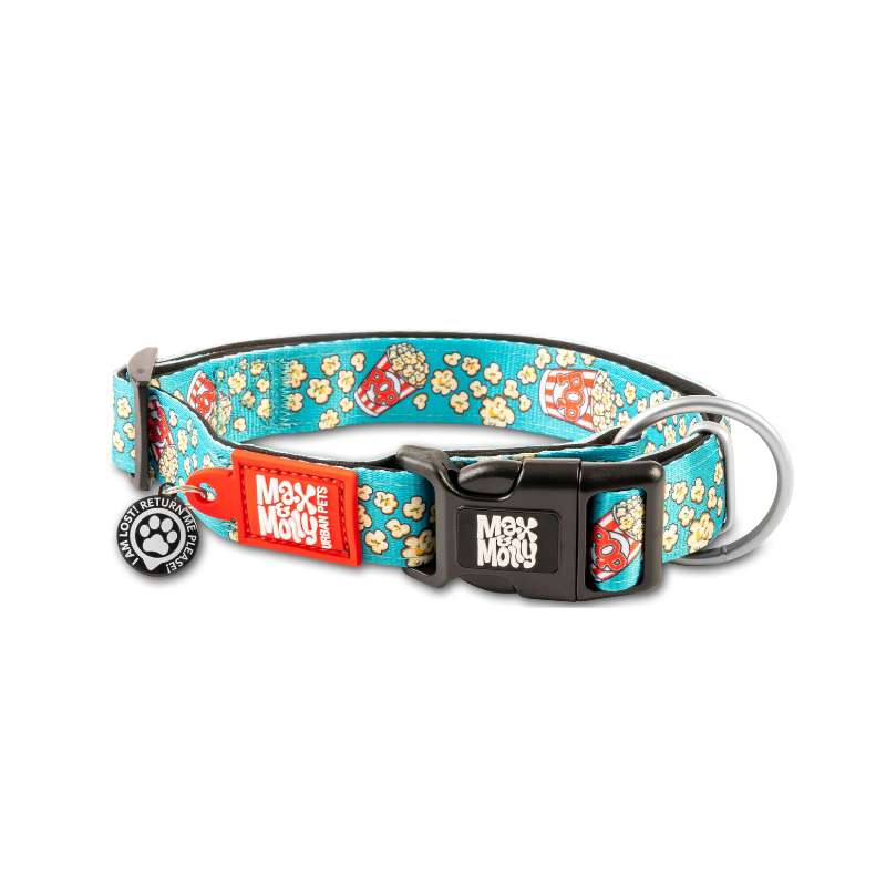 MAX & MOLLY SMART ID COLLAR - POP CORN/S 1,5CMX28-45CM