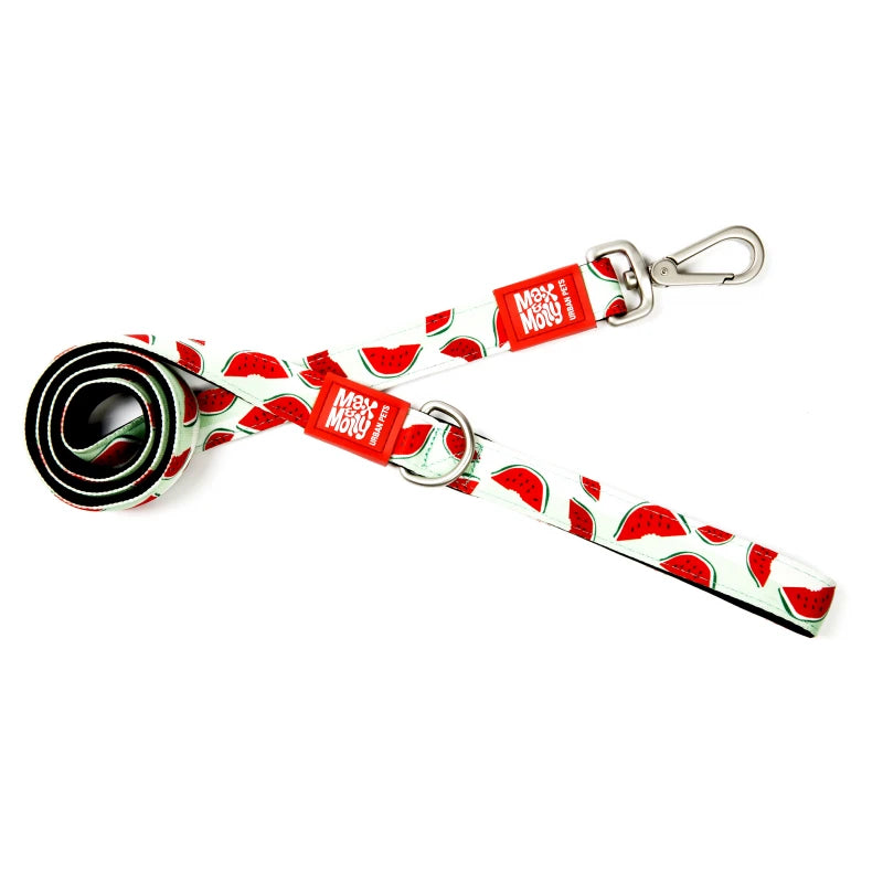 MAX & MOLLY SHORT LEASH - WATERMELON/XS 1CMX120CM