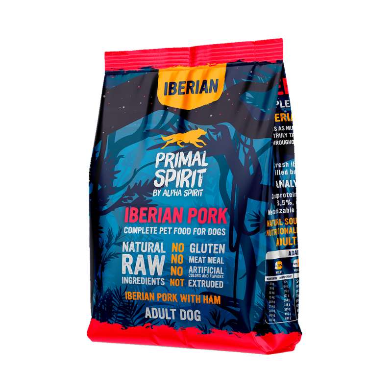 PRIMAL SPIRIT IBERIAN HAM DOG FOOD 1KG