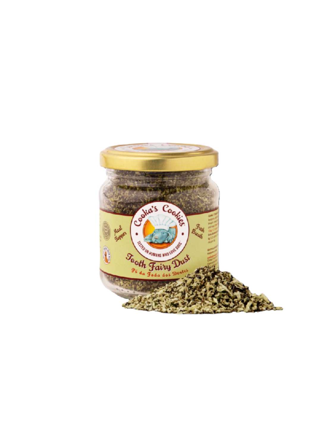 COOKA'S COOKIES ΣΥΜΠΛΗΡΩΜΑ ΔΙΑΤΡΟΦΗΣ ΣΚΥΛΟΥ&ΓΑΤΑΣ TOPPER TOOTH FAIRY - SEAWEED DENTAL POWDER 80GR