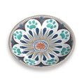 CARMEL MEDALLION GREY/PET SAUCER 177ML